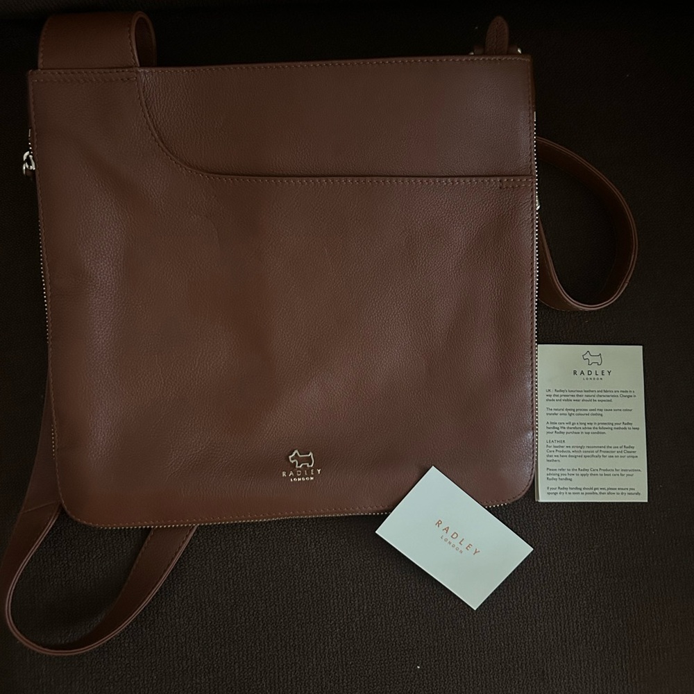 Brown Leather Crossbody Bag